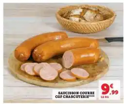 Super U Saucisson Courbe CGF Charcuterie offre
