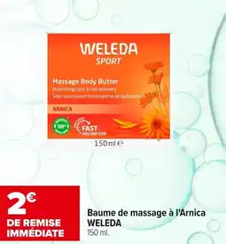 Carrefour maPara parapharmacie Baume de massage à l'arnica weleda offre