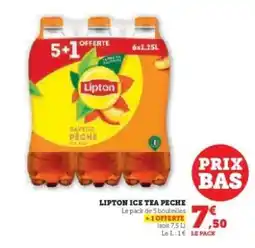 Super U Lipton Ice Tea Pêche offre