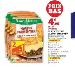 Super U Plat Cuisiné Fleury Michon offre