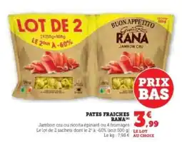 Super U PATES FRAICHES RANA offre