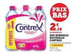 Super U Eau Minérale Naturelle Contrex offre