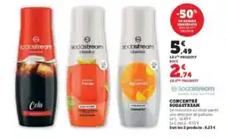 Super U Concentré Sodastream offre