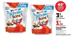 Hyper U SCHOKOBONS KINDER offre