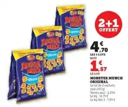 Hyper U Monster Munch original offre