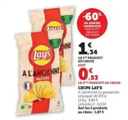 Hyper U CHIPS “LAY’S” offre