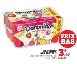 Hyper U Danonino Aux Fruits offre