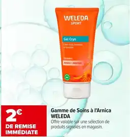 Carrefour maPara parapharmacie Gamme de soins à l'arnica weleda offre