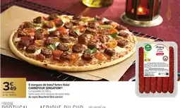 Carrefour Market 6 merguez de boeuf fortes Halal offre