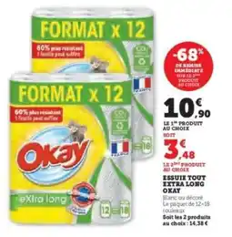 Hyper U ESSUIE-TOUT EXTRA LONG OKAY offre