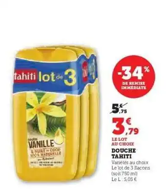 Hyper U DOUCHE TAHITI offre