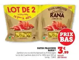 Hyper U PATES FRAICHES RANA offre