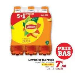 Hyper U Lipton Ice Tea Pêche offre