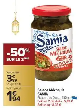 Carrefour Market Salade Mechouia 'Samia' offre