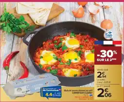 Carrefour Market Œufs de poules élevées au sol offre