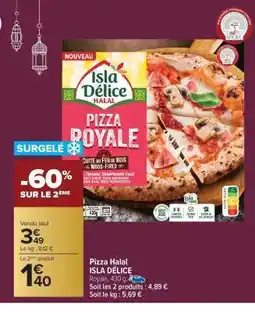Carrefour Market Pizza Halal ISLA DÉLICE offre