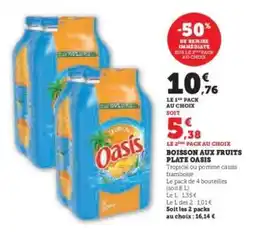Hyper U Boisson aux fruits plate Oasis offre