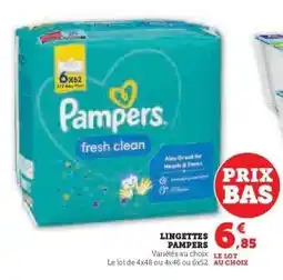 Hyper U Lingettes Pampers offre