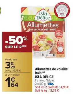 Carrefour Market Allumettes de volaille halal offre