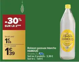 Carrefour Market Boisson gazeuse blanche HAMOUD offre