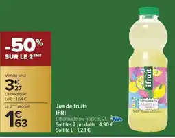 Carrefour Market Jus de fruits IFRI offre