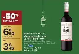 Carrefour LE PETIT BERET 0.0 offre