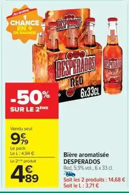 Carrefour Market Bière Aromatisée Desperados offre