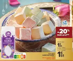 Carrefour Market Sucre glace CARREFOUR CLASSIC' offre