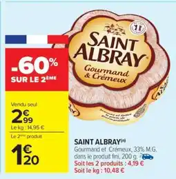 Carrefour SAINT ALBRAY offre