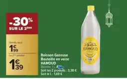 Carrefour Boisson Gazeuse Bouteille en verre HAMOUD offre