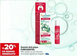 Carrefour maPara parapharmacie Gamme anti-pique puressentiel offre