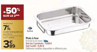 Carrefour Plats à four offre