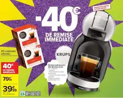 Carrefour Machine multi-boissons Mini Me Dolce Gusto offre