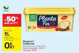 Carrefour Margarine Planta Fin offre