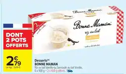Carrefour Desserts BONNE MAMAN offre