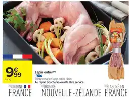 Carrefour LAPIN ENTIER offre