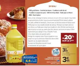 Carrefour HUILE DE TOURNESOL CARREFOUR CLASSIC offre