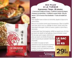 Carrefour Riz long parfumé offre