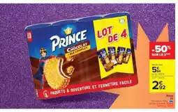Carrefour Prince Chocolat Blé Complet offre