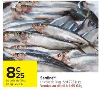 Carrefour SARDINE offre