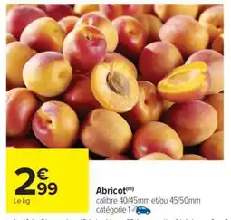 Carrefour Abricot offre