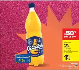 Carrefour ORANGINA offre