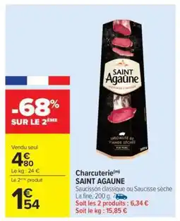 Carrefour Charcuterie SAINT AGAUNE offre