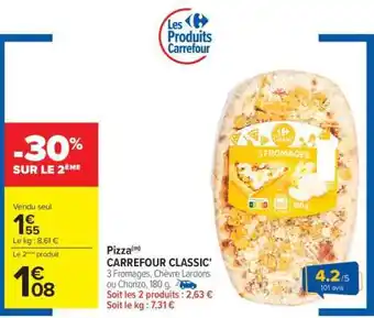 Carrefour PIZZA CARREFOUR CLASSIC offre