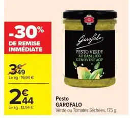 Carrefour PESTO GAROFALO offre