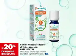 Carrefour maPara parapharmacie Gamme huiles essentielles et huiles végétales puressentiel offre