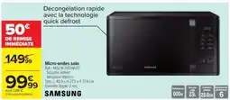 Carrefour Micro-ondes solo offre