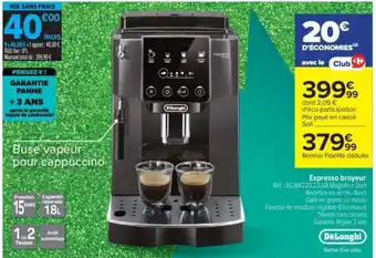 Carrefour Expresso broyeur offre