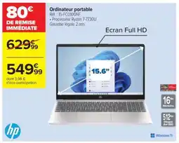 Carrefour Ordinateur portable offre
