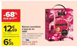 Carrefour Boisson aromatisée à base de vin VERY offre